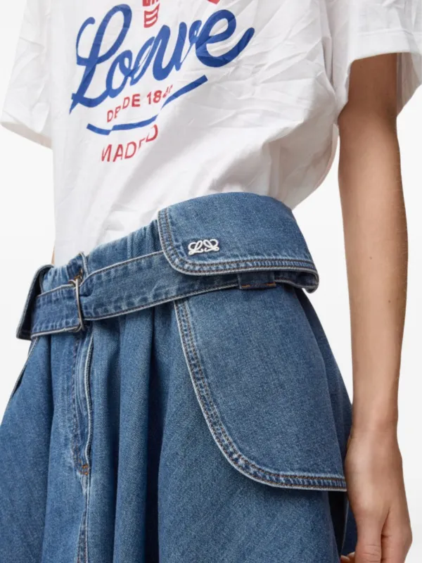 LOEWE カーゴ スカート | ブルー | FARFETCH JP