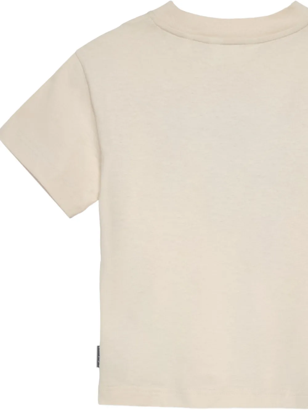 Palm Angels Kids T-shirt met palmboomprint Beige