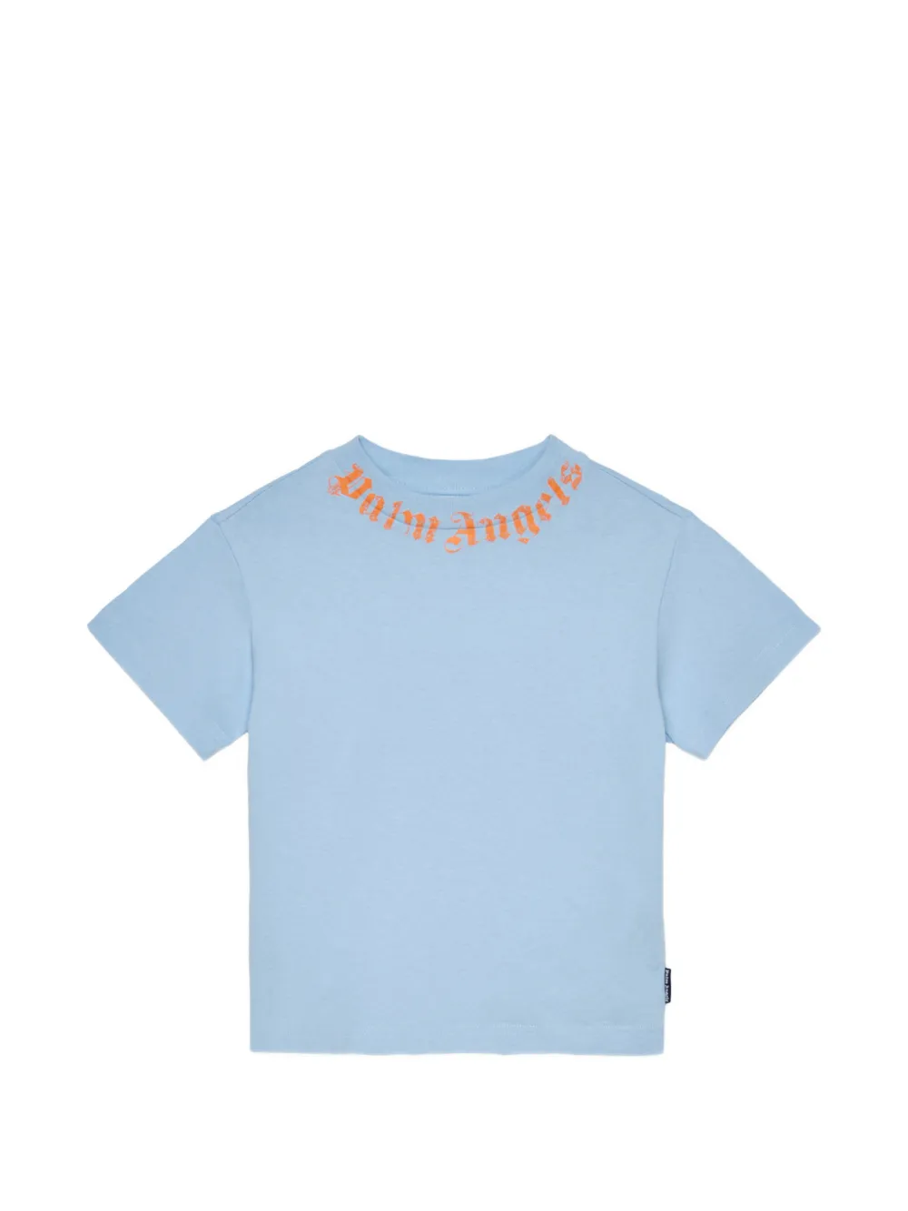 Palm Angels Kids lettering t-shirt - Blu