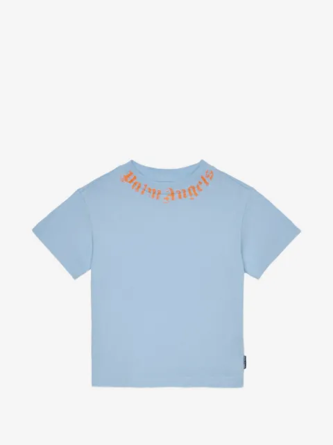Palm Angels Kids lettering t-shirt