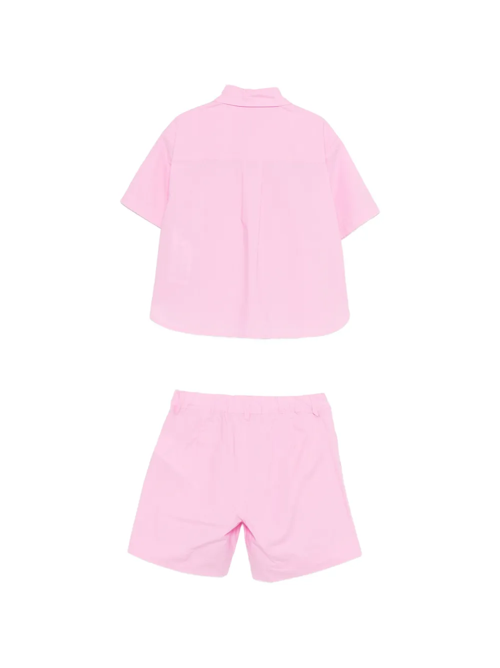 Moschino Kids Verfraaide shirt en shorts met beerprint Roze