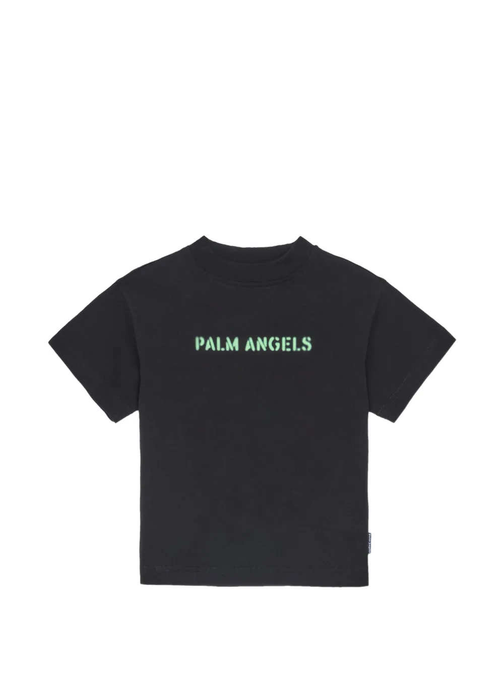 Palm Angels Kids logo t-shirt - Nero