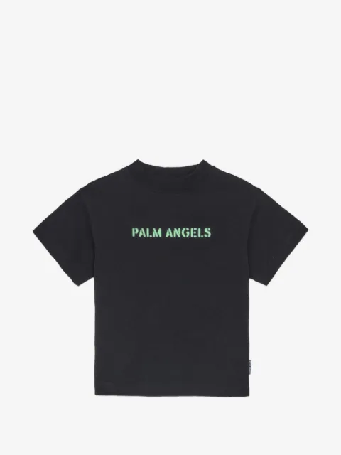 Palm Angels Kids playera con logo