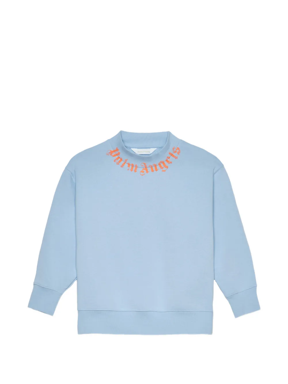 Palm Angels Kids collar sweatshirt - Blu