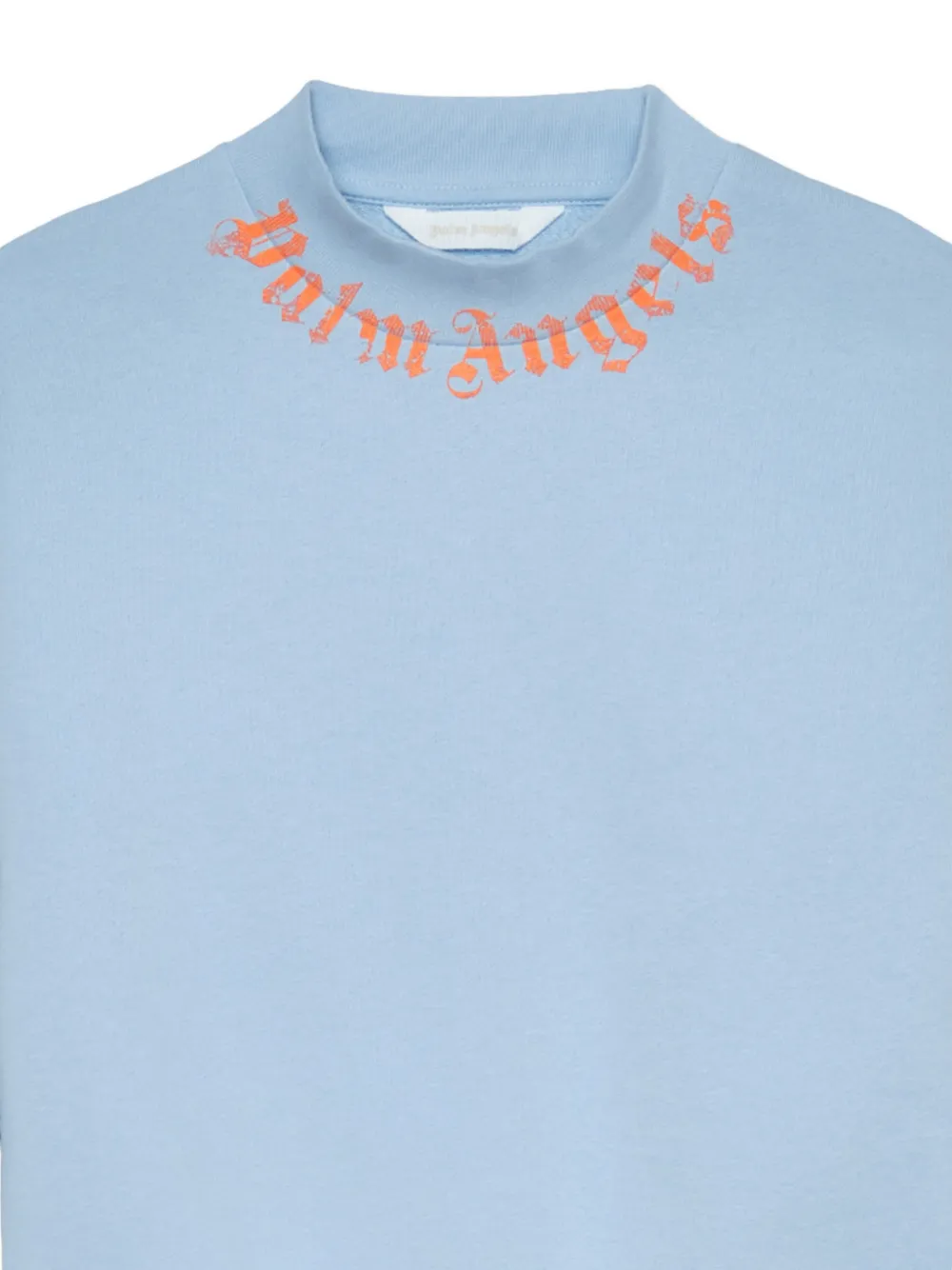 Palm Angels Kids Sweater met kraag Blauw