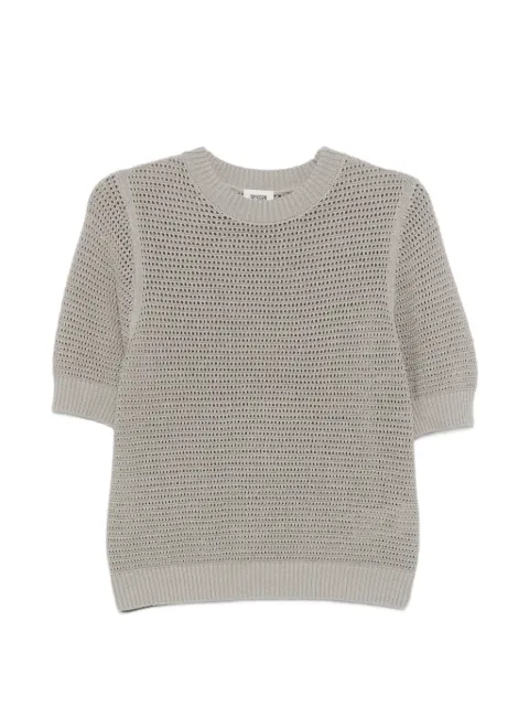 Drykorn Sanidy open-knit short sleeve T-shirt