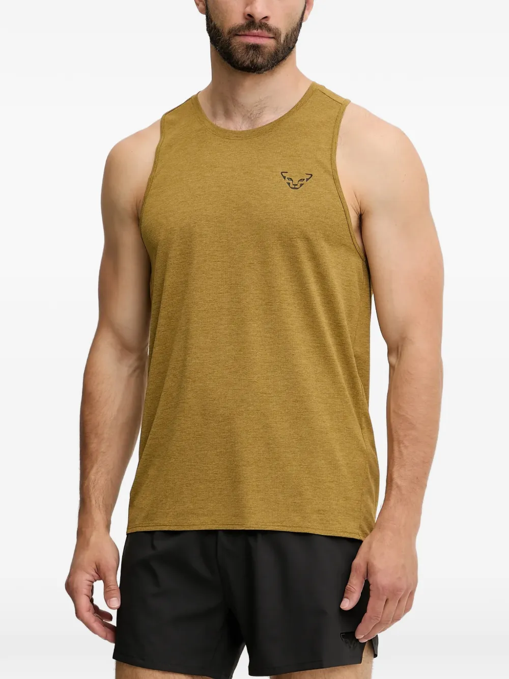 DYNAFIT logo-print tank top | Yellow | Image 1