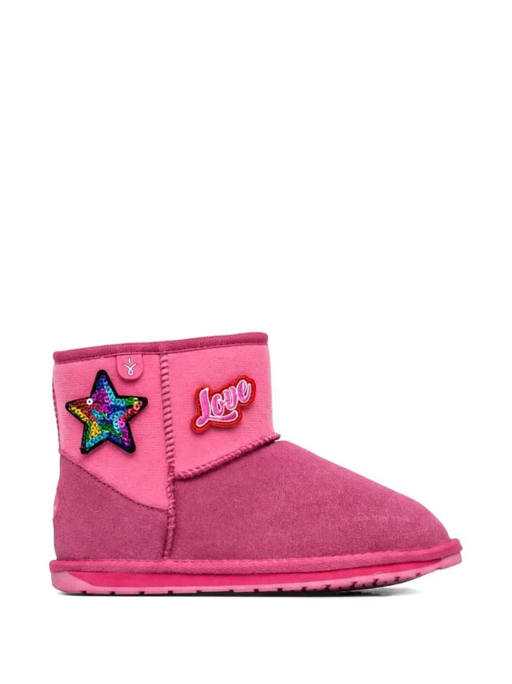 EMU AUSTRALIA Laarzen met patch Roze