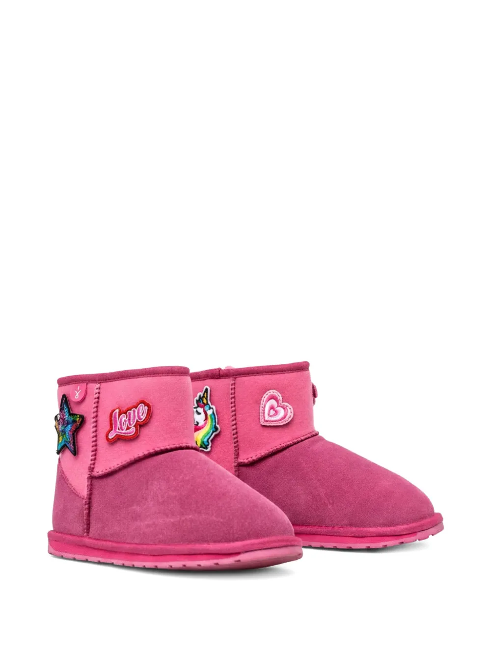 EMU AUSTRALIA Laarzen met patch Roze