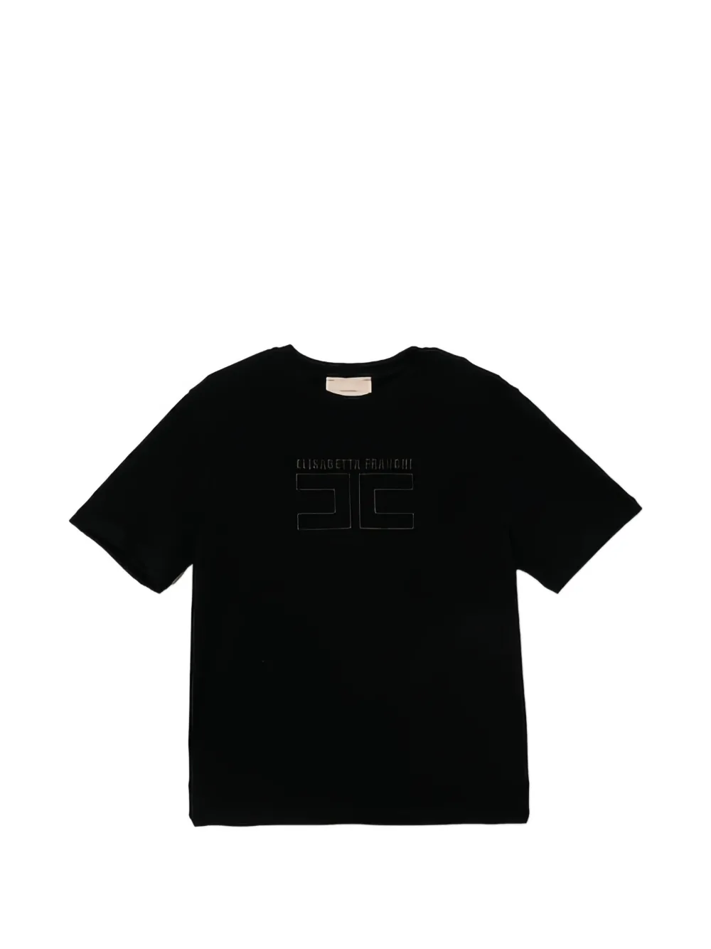 Elisabetta Franchi La Mia Bambina logo T-shirt - Nero