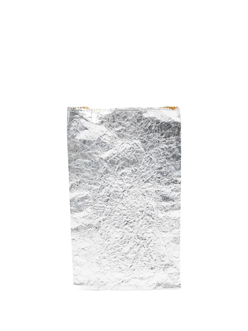 Zilla crinkled metallic backpack - Argento