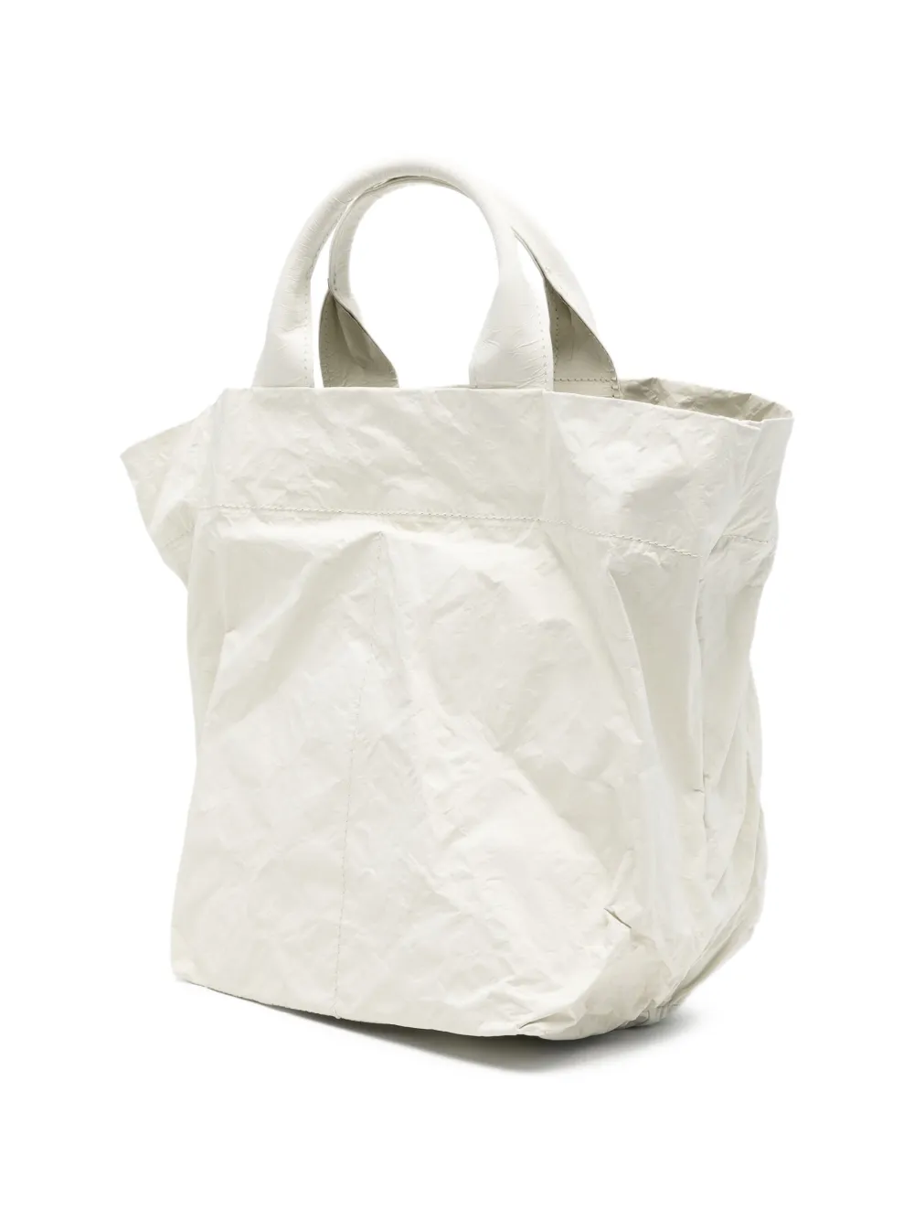  Zilla Bolso Shopper Con Efecto Arrugado - Blanco 