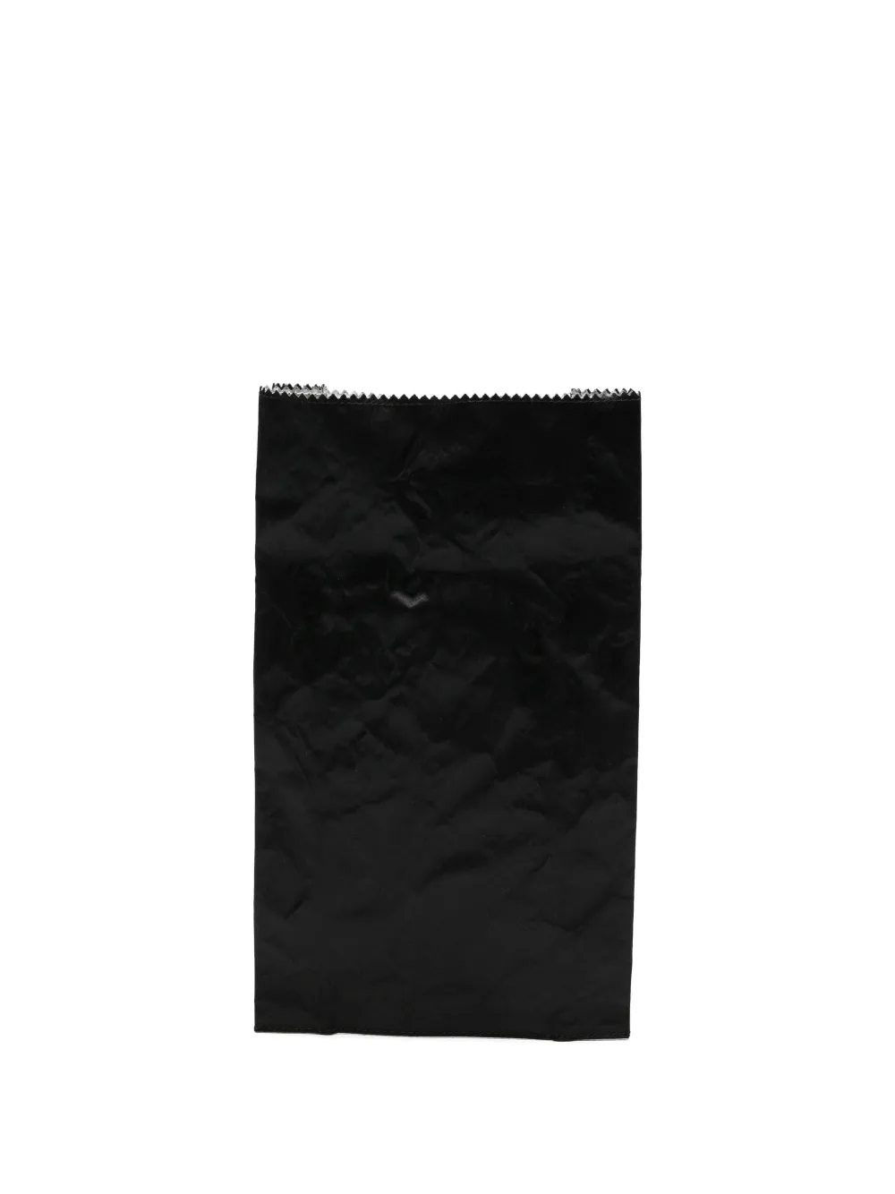 Zilla crinkled-effect clutch bag - Nero