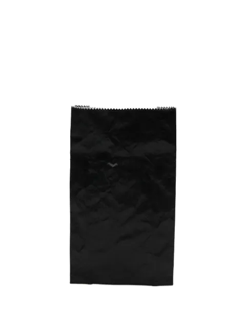 Zilla crinkled-effect clutch bag