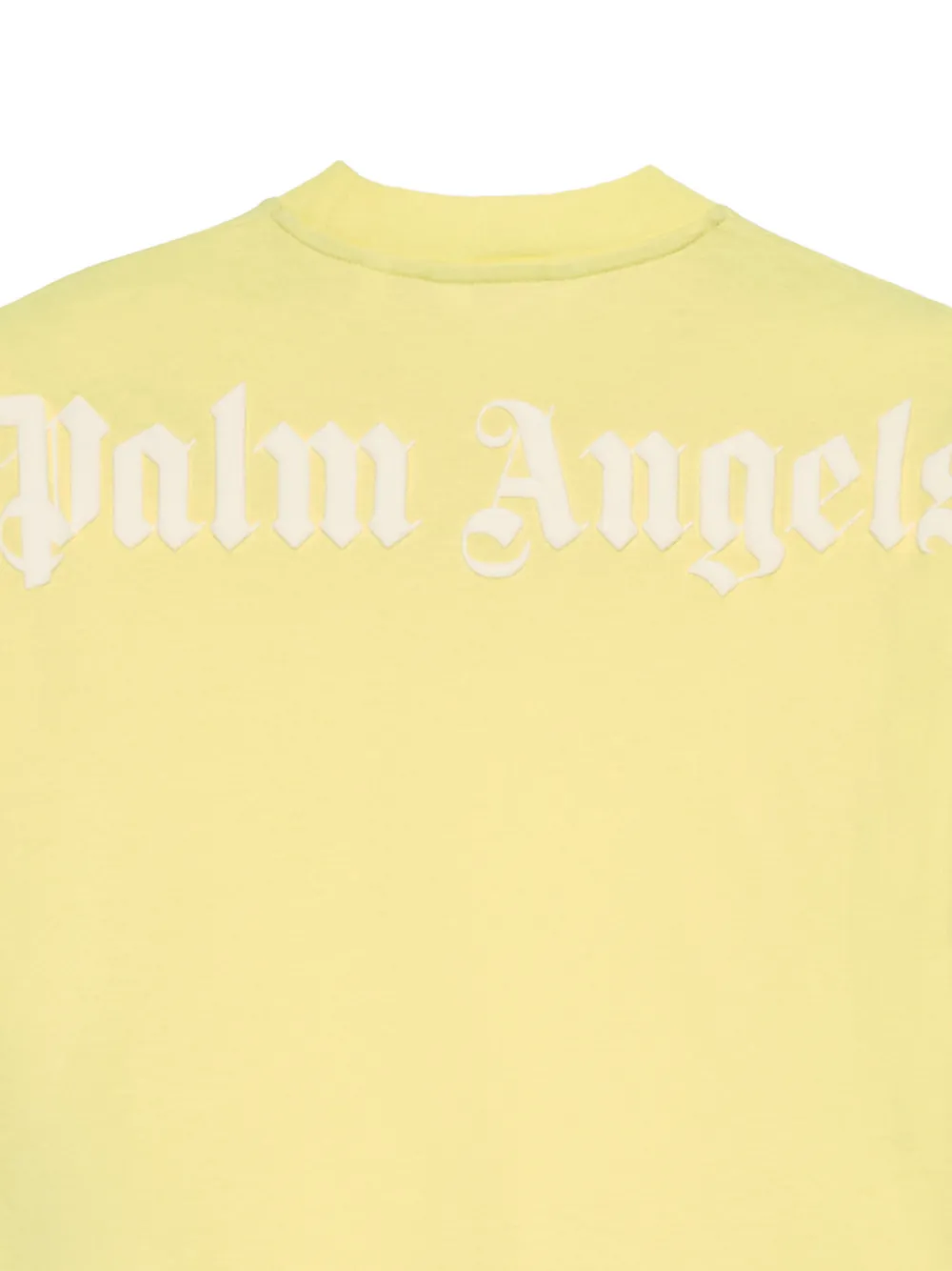 Palm Angels Kids T-shirt met ronde hals Geel
