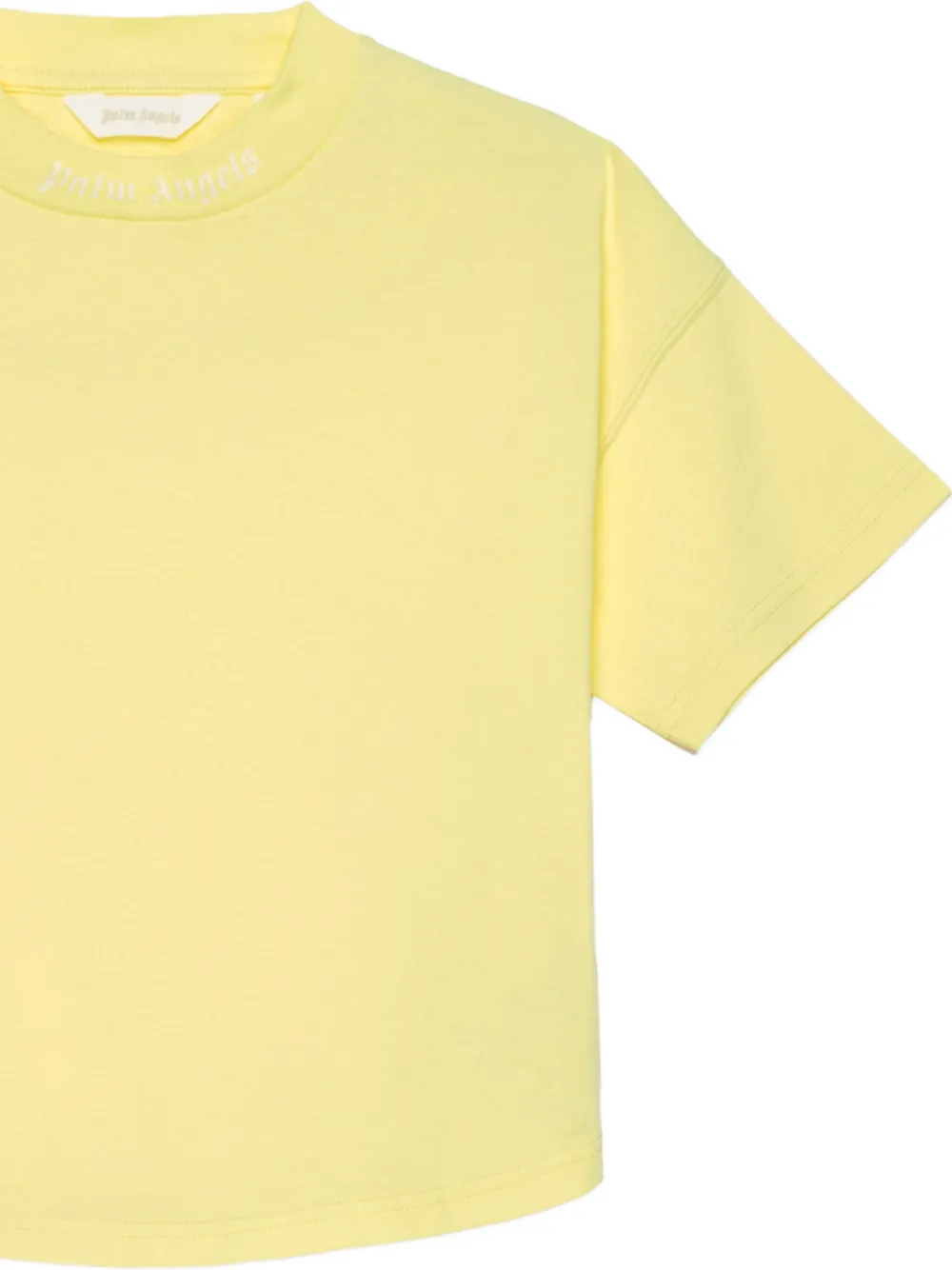 Palm Angels Kids T-shirt met ronde hals Geel