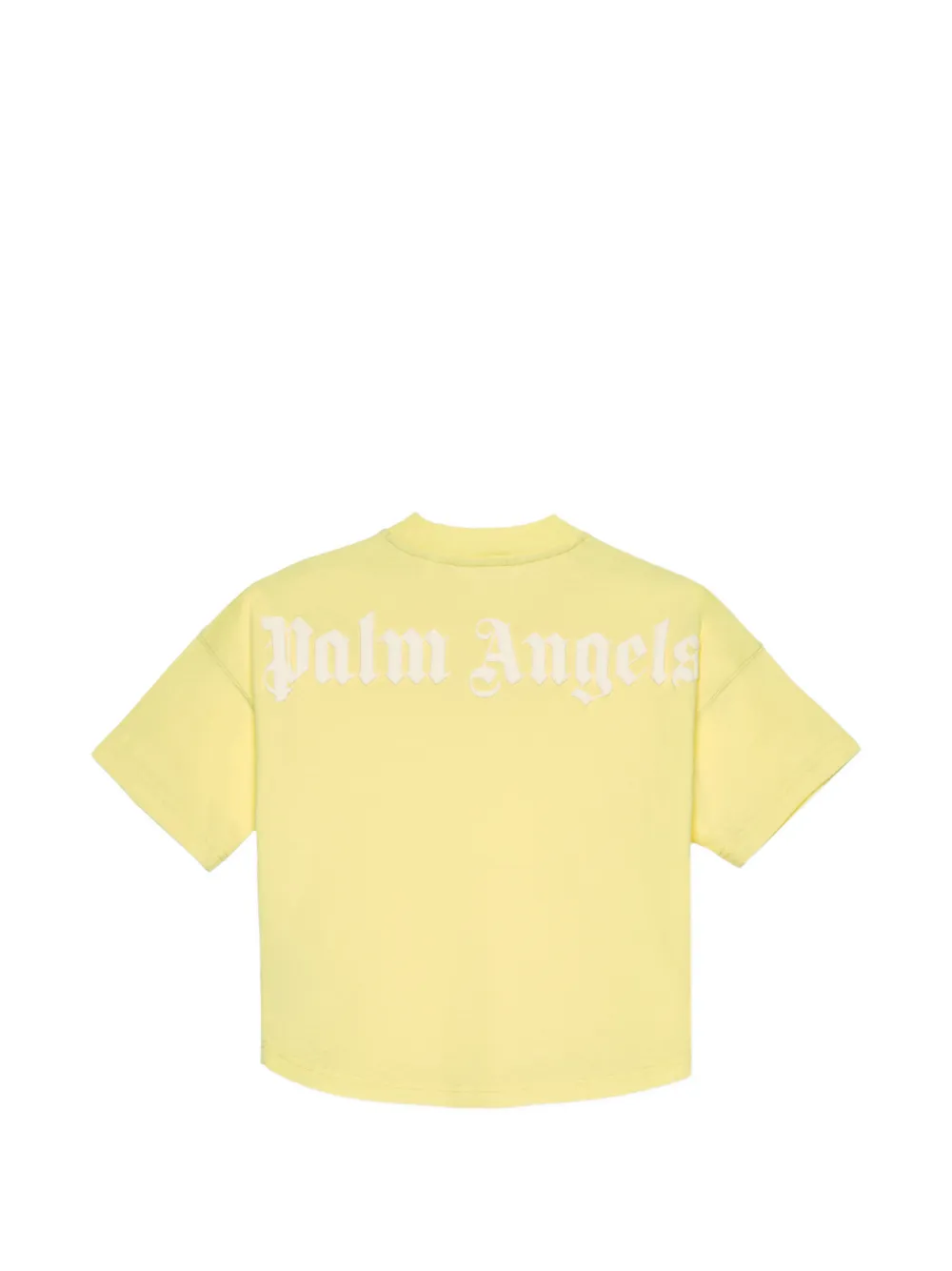 Palm Angels Kids T-shirt met ronde hals Geel
