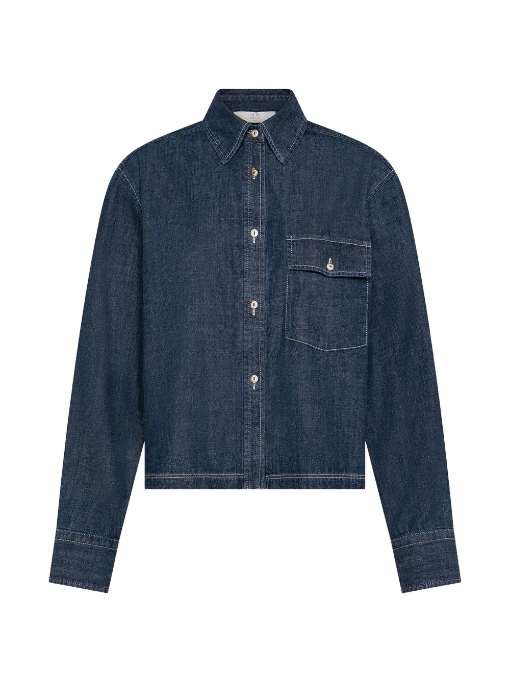 Seventy buttoned pocket shirt - Blu