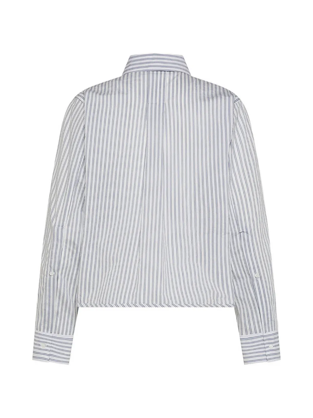  Seventy Ruffled Striped Shirt - White 