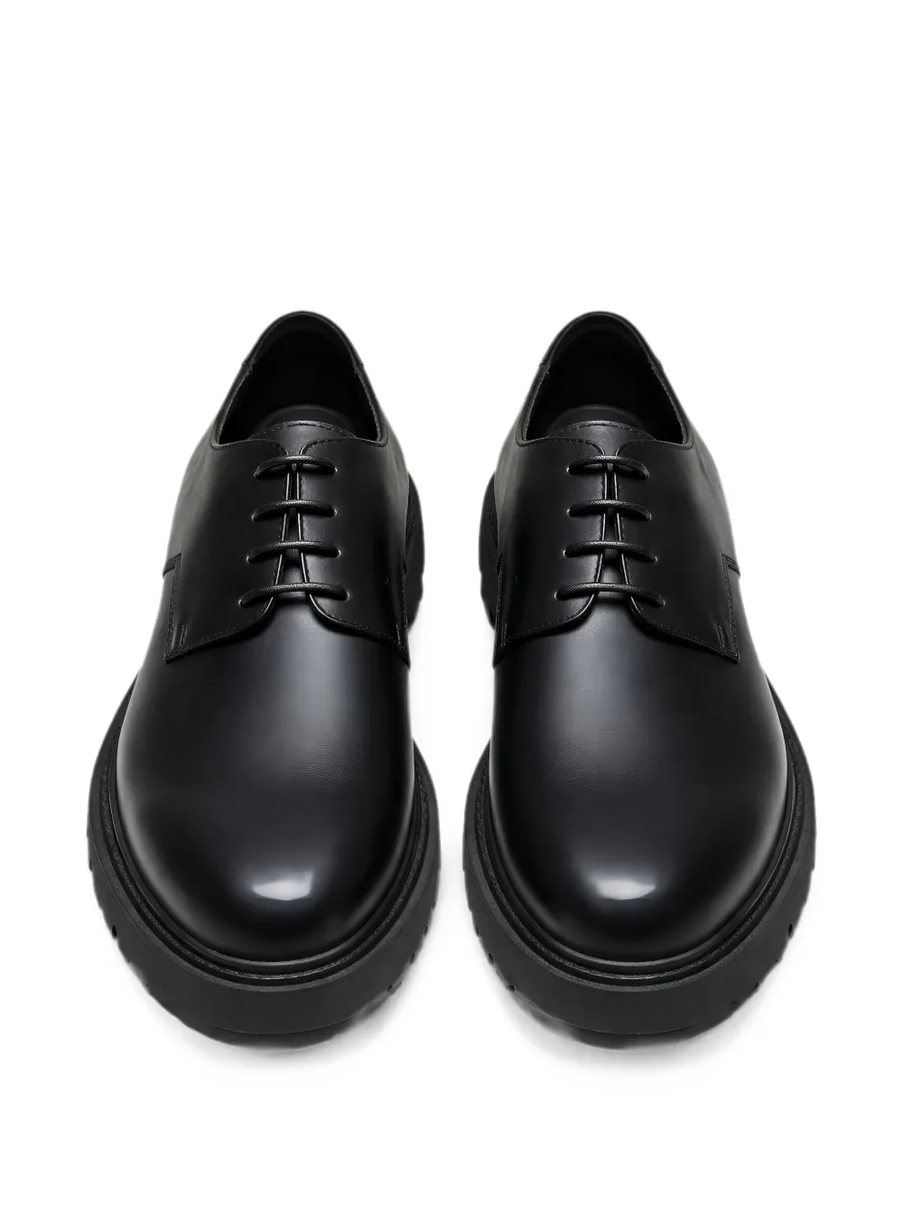 Doucal's Derby schoenen met chunky zool Zwart