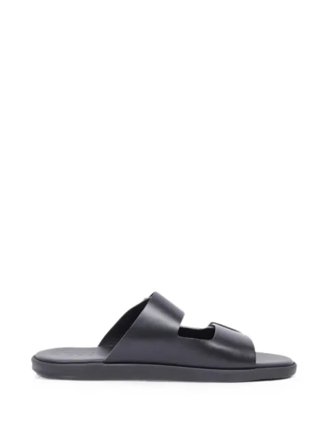 Doucal's touch-strap leather sandals