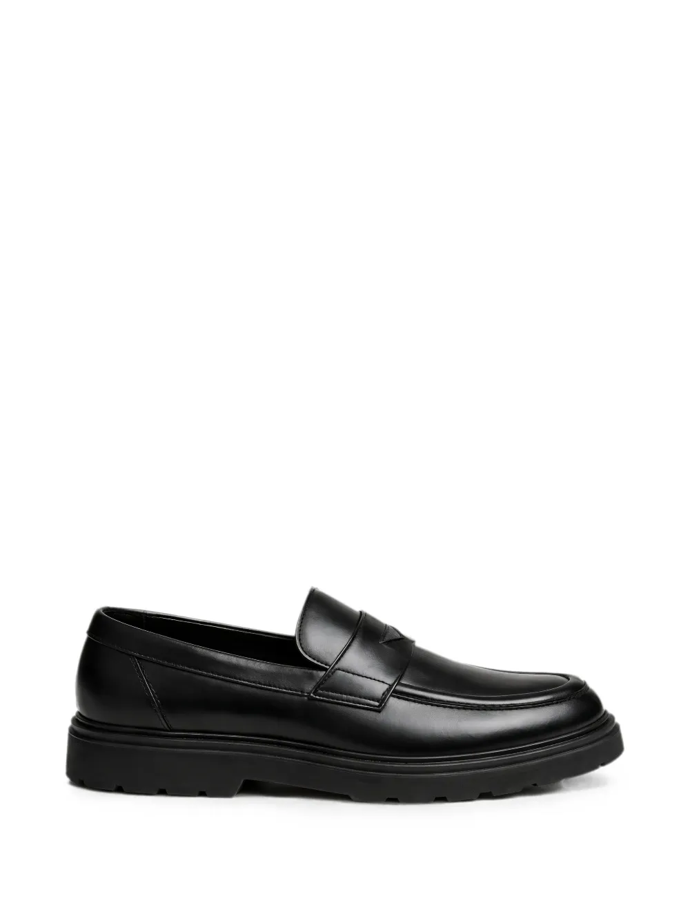 Doucal's leather loafers - Schwarz