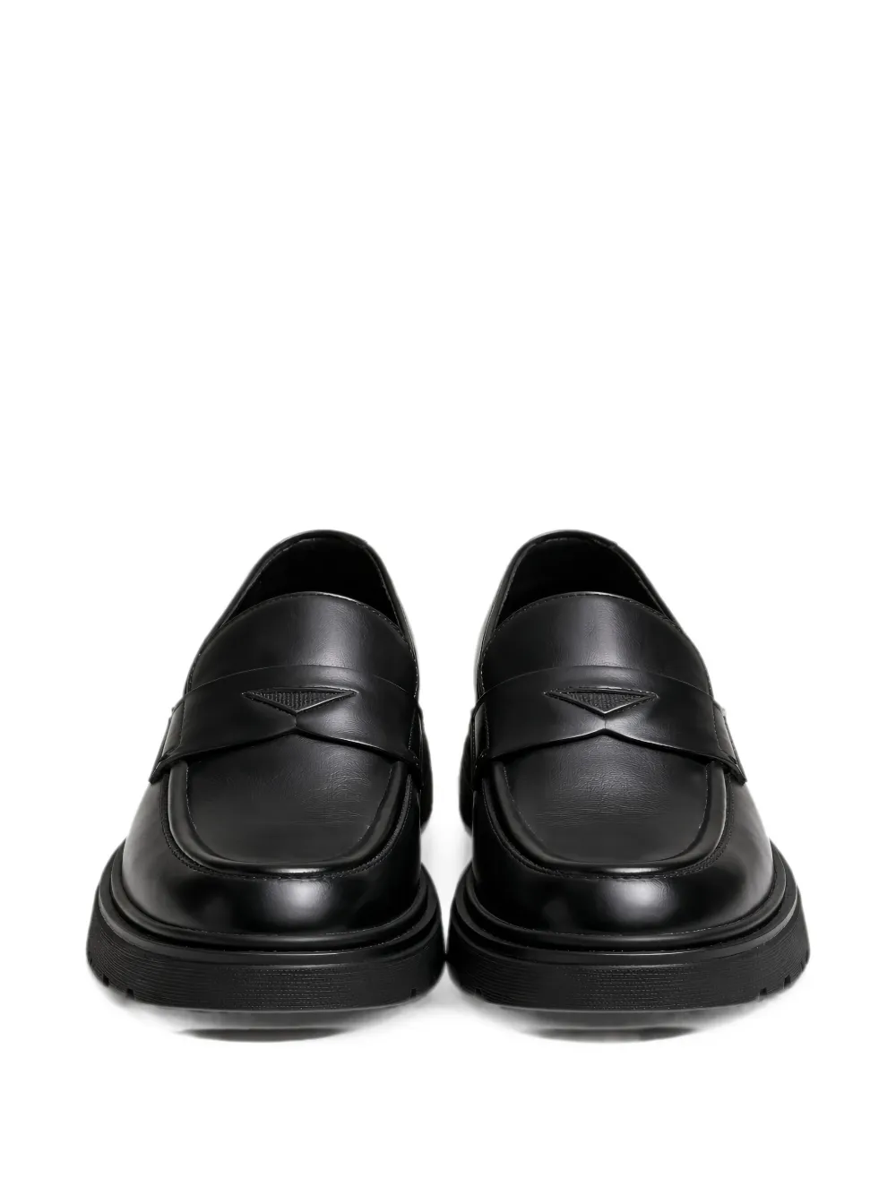 Doucal's leather loafers Zwart