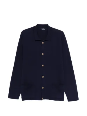 Comme Des Garçons Shirt カーディガンレイヤー シャツ | ブルー
