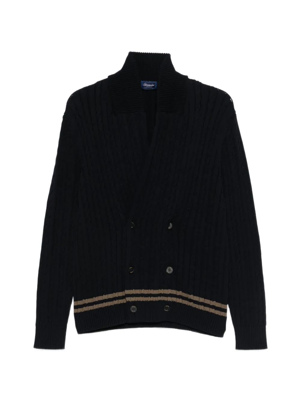 Drumohr cable-knit cardigan - Blu