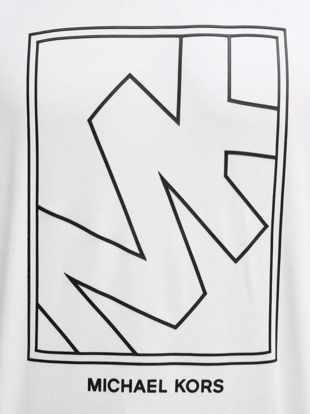 Michael Kors T-shirt met logoprint Wit