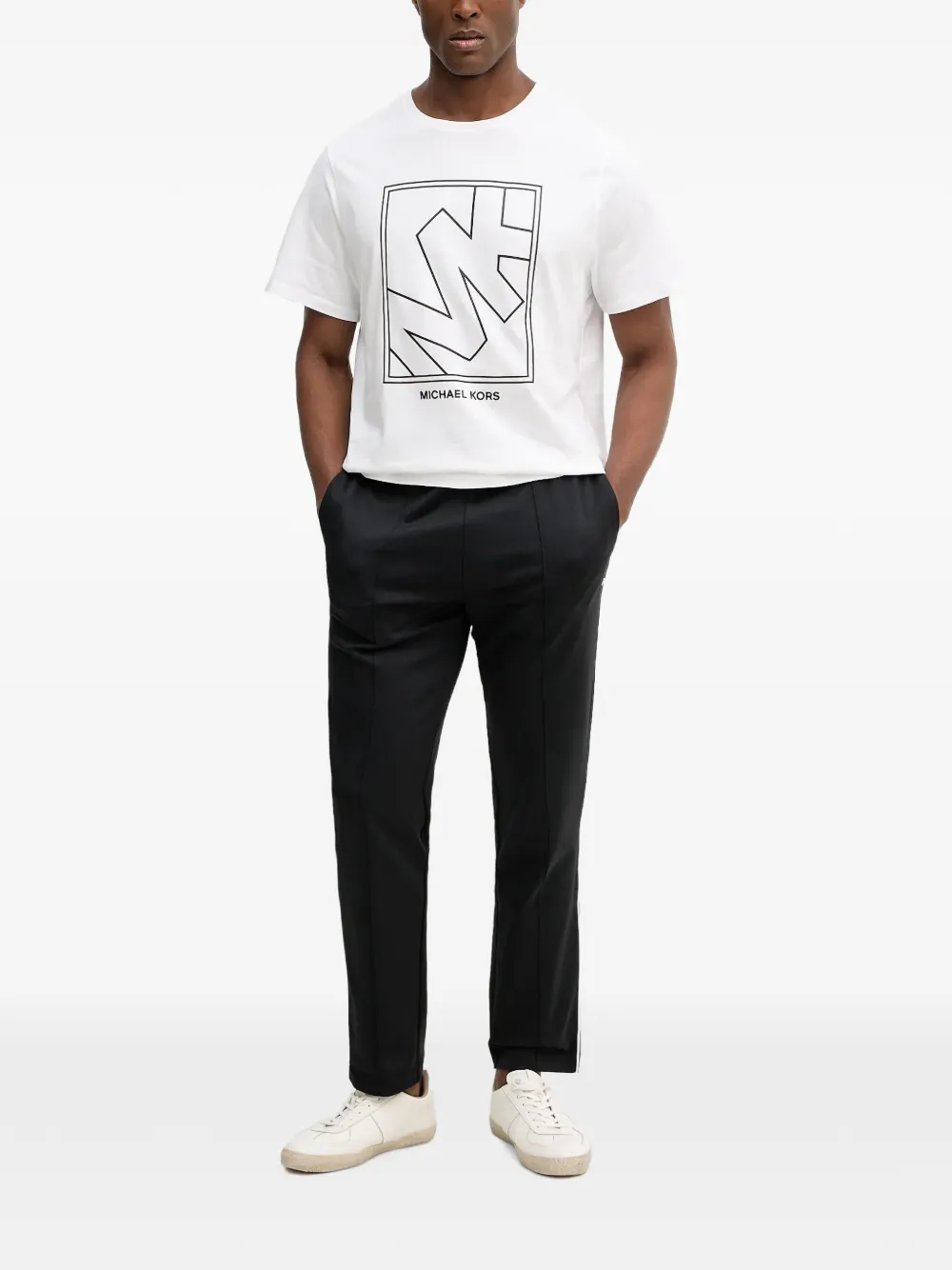 Michael Kors T-shirt met logoprint Wit