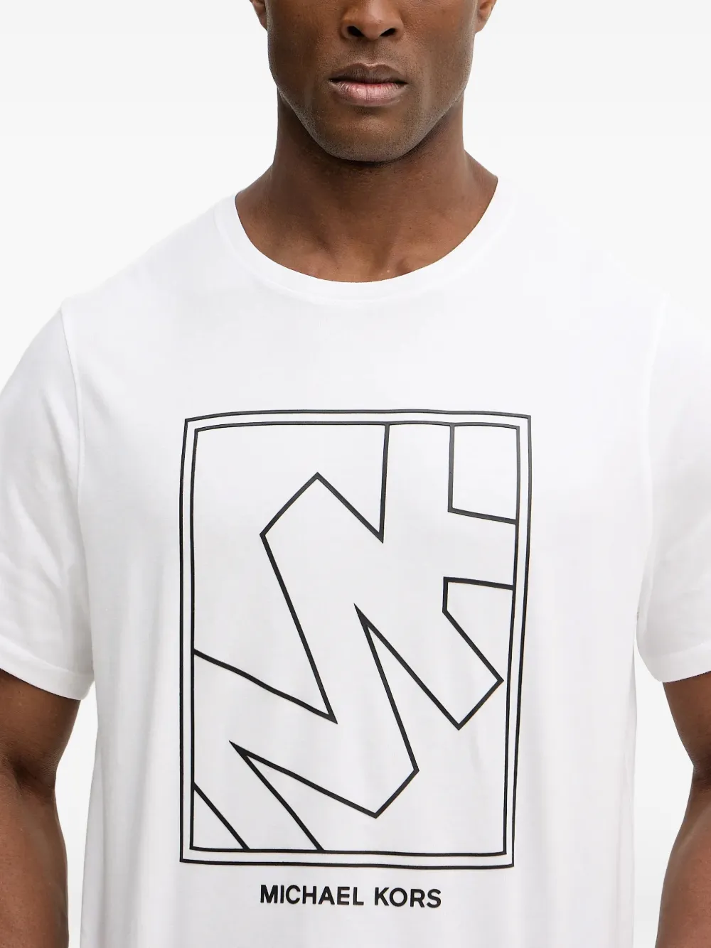 Michael Kors T-shirt met logoprint Wit