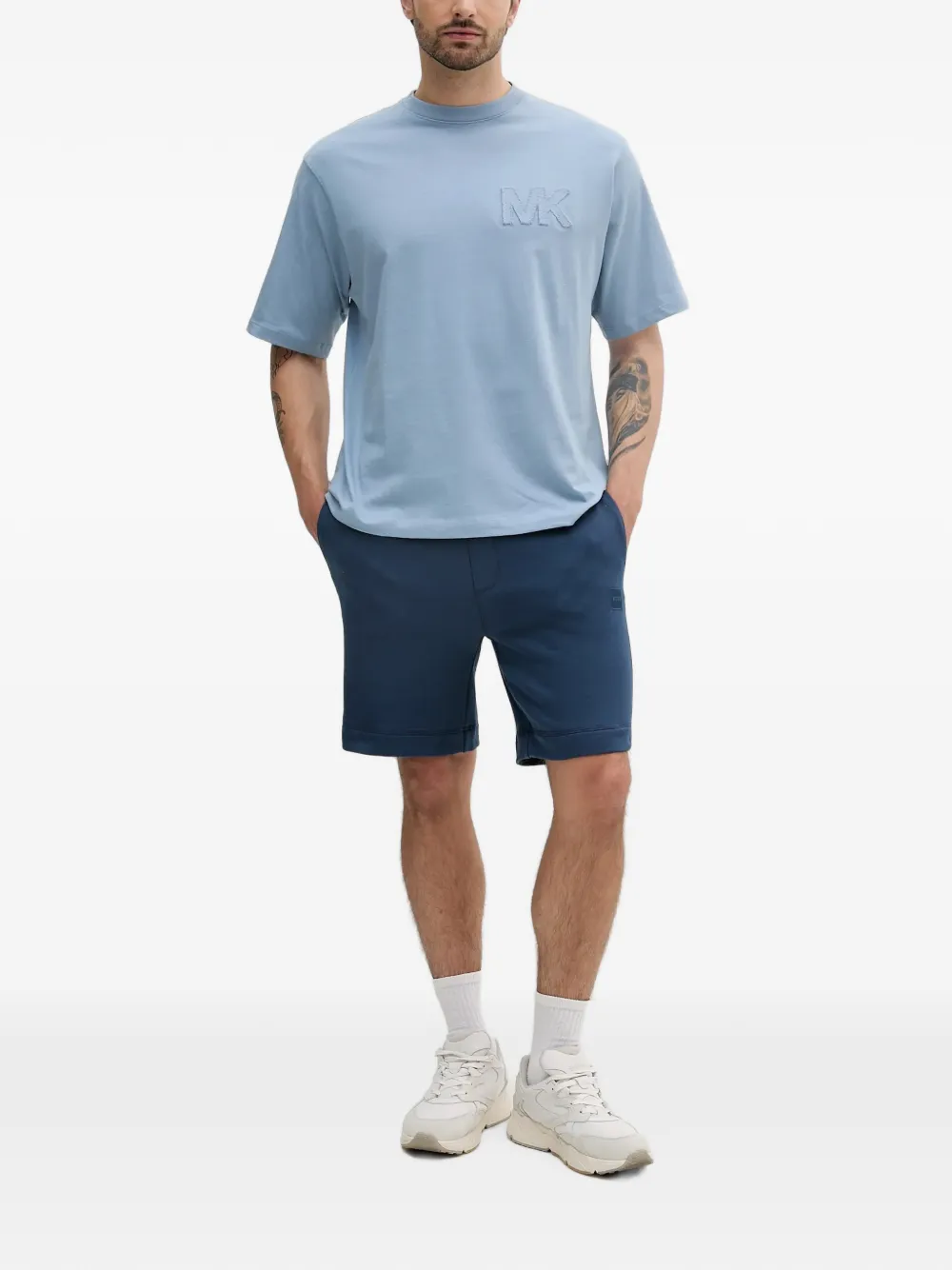 Michael Kors T-shirt met logo Blauw