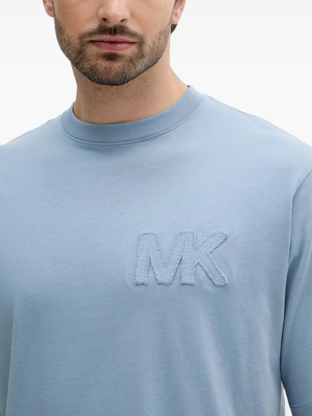 Michael Kors T-shirt met logo Blauw