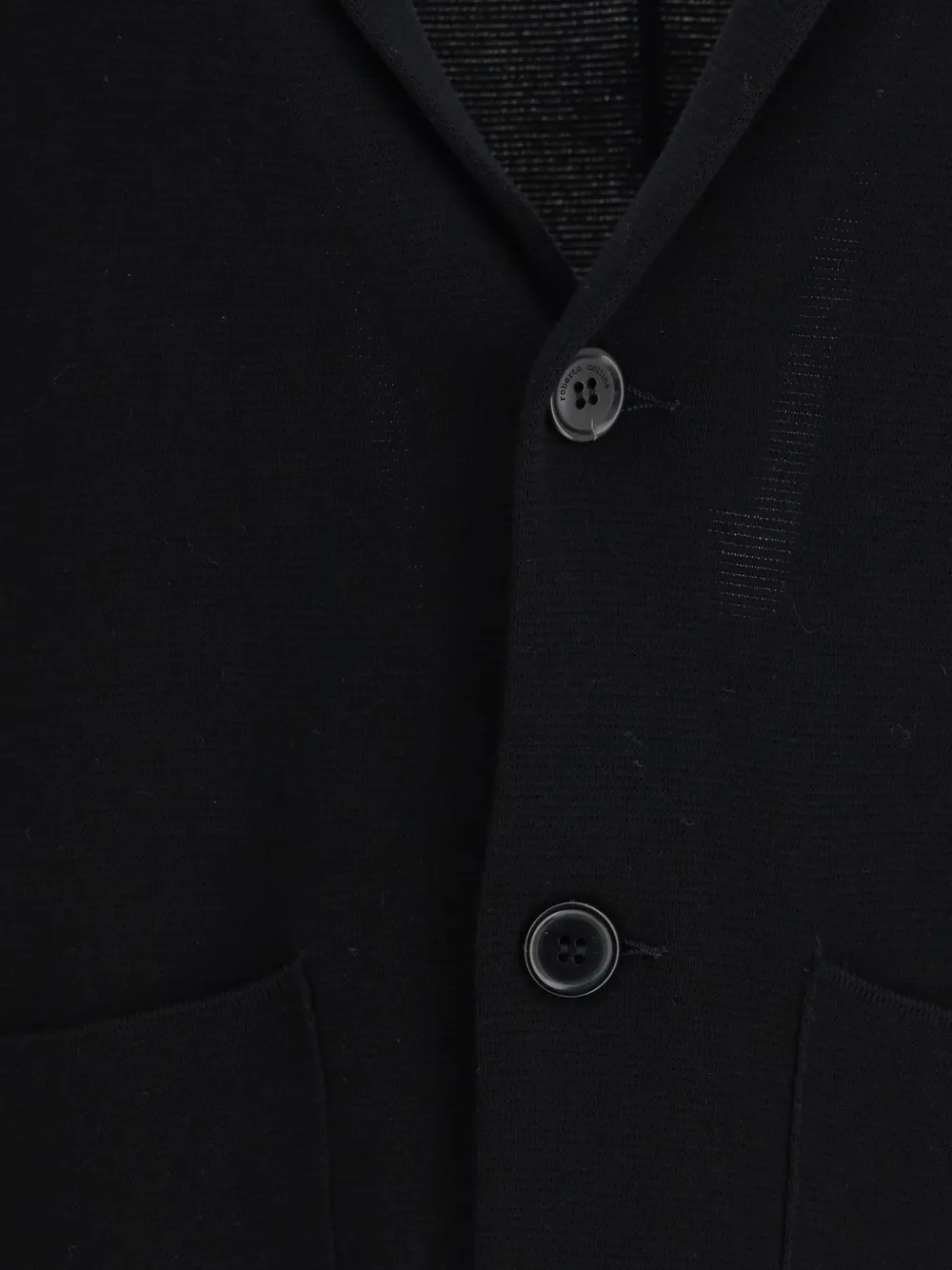  Roberto Collina Buttoned Jacket - Black 