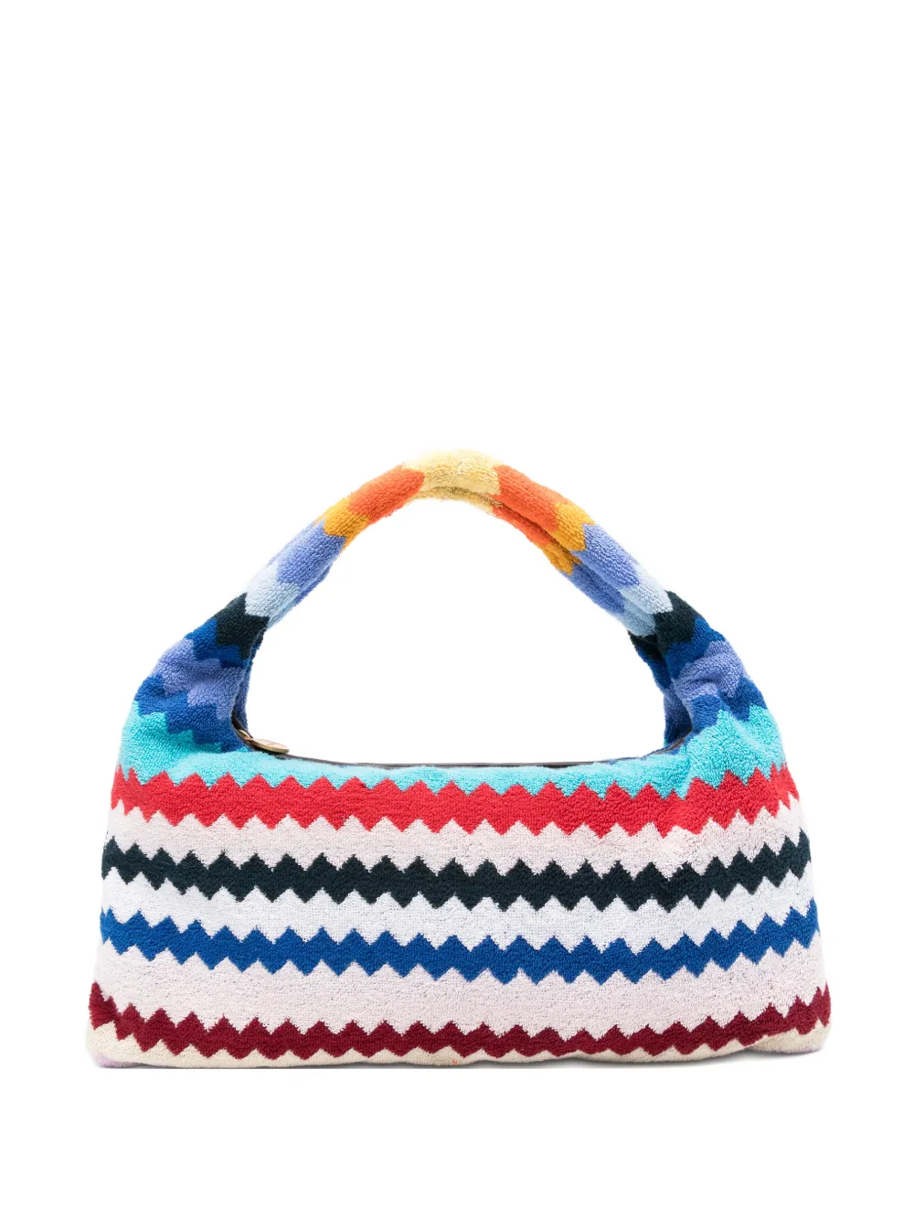 Missoni chevron-patterned tote bag - Bianco