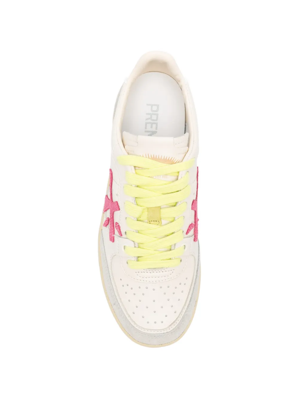 Premiata appliqué BSKTCLAD sneakers Beige