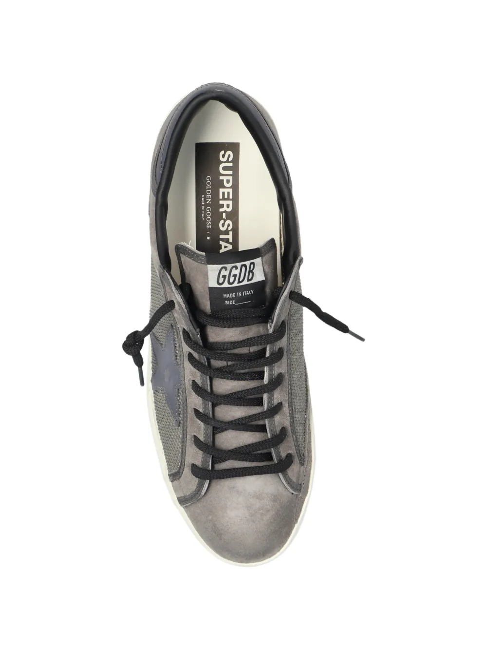 Golden Goose Sneakers met vlakken en ster Grijs