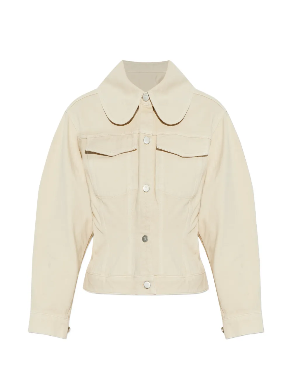 By Malene Birger Villies collar buttoned jacket - Neutrals