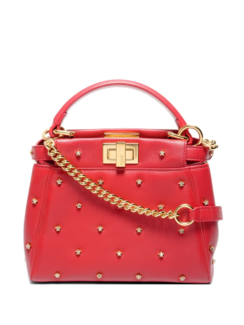 Fendi Pre-Owned XS Peekaboo tote bag - Rosso