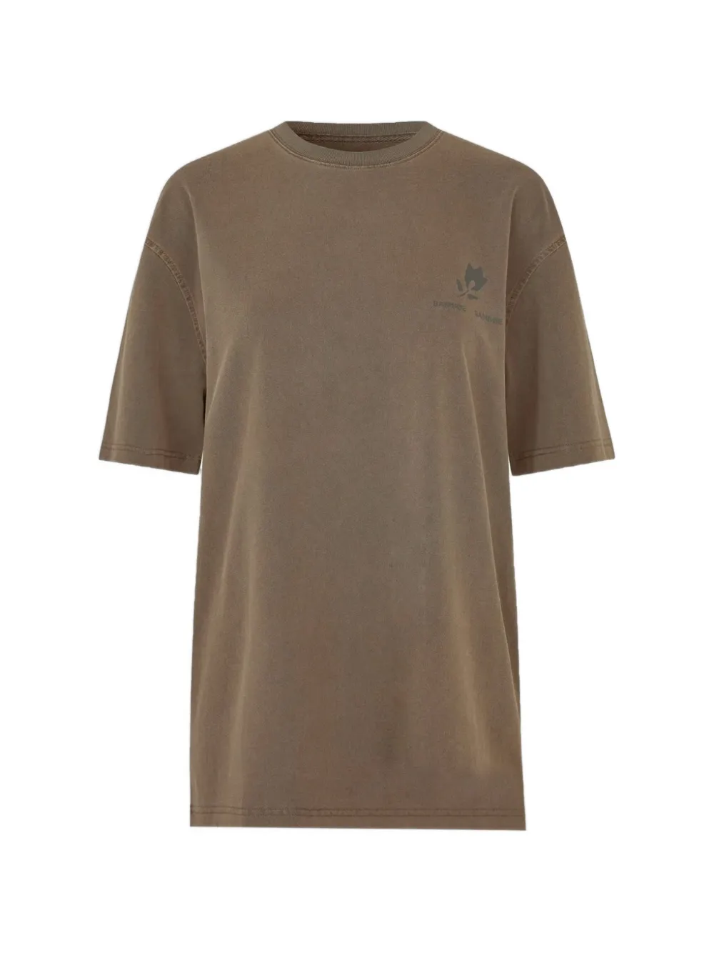 SAMSOE SAMSOE stamp T-shirt - Marrone