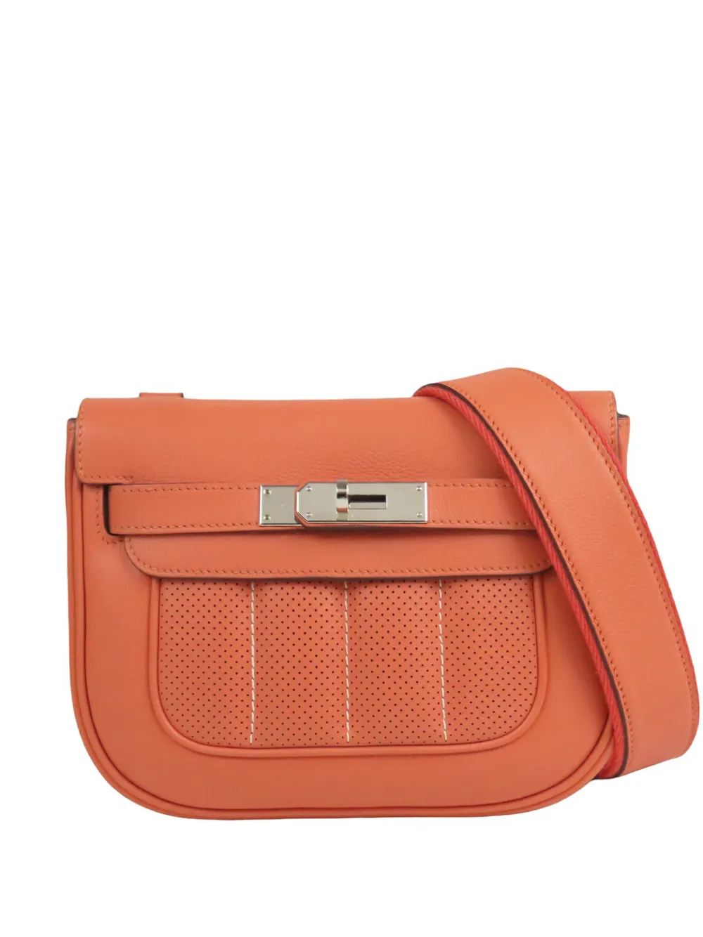 Hermès Pre-Owned 2015 Mini Swift Berline crossbody bag - Arancione
