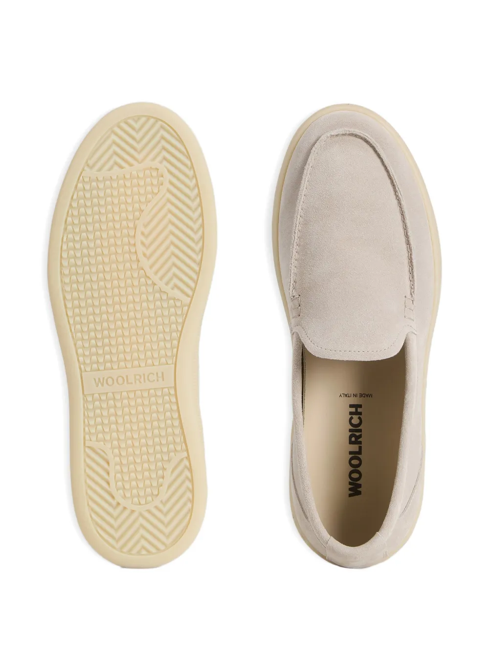 Woolrich Suède loafers Beige