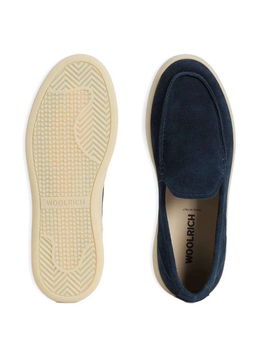 Woolrich suede loafers Blauw