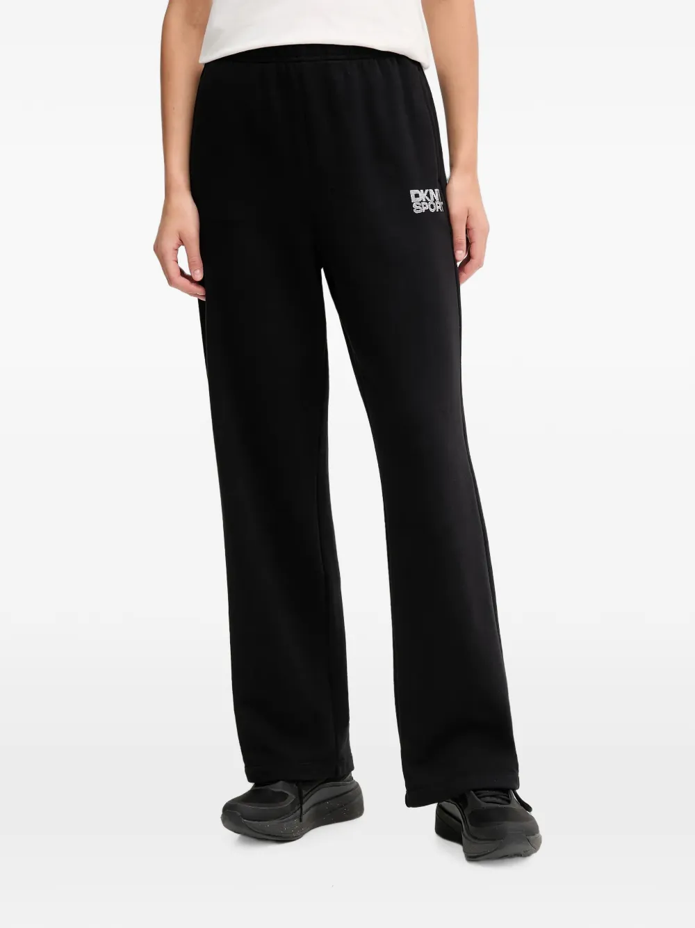 DKNY beaded-detail track pants - Nero