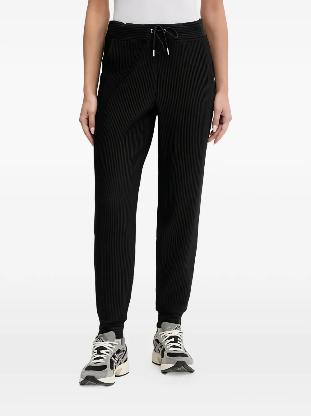 DKNY logo-patch track pants - Nero