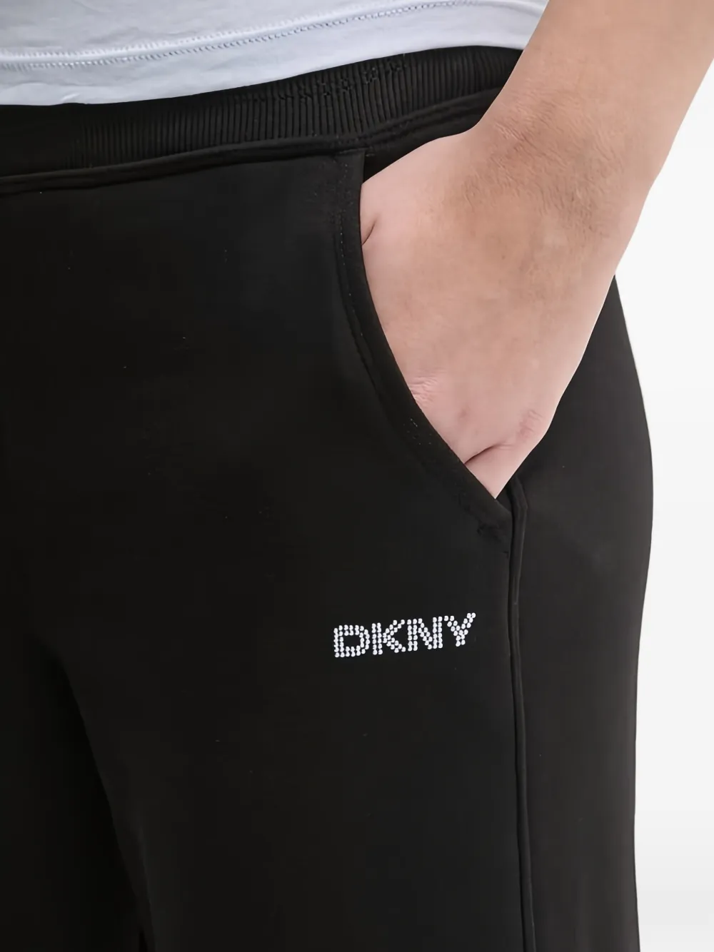 DKNY Straight trainingsbroek Zwart