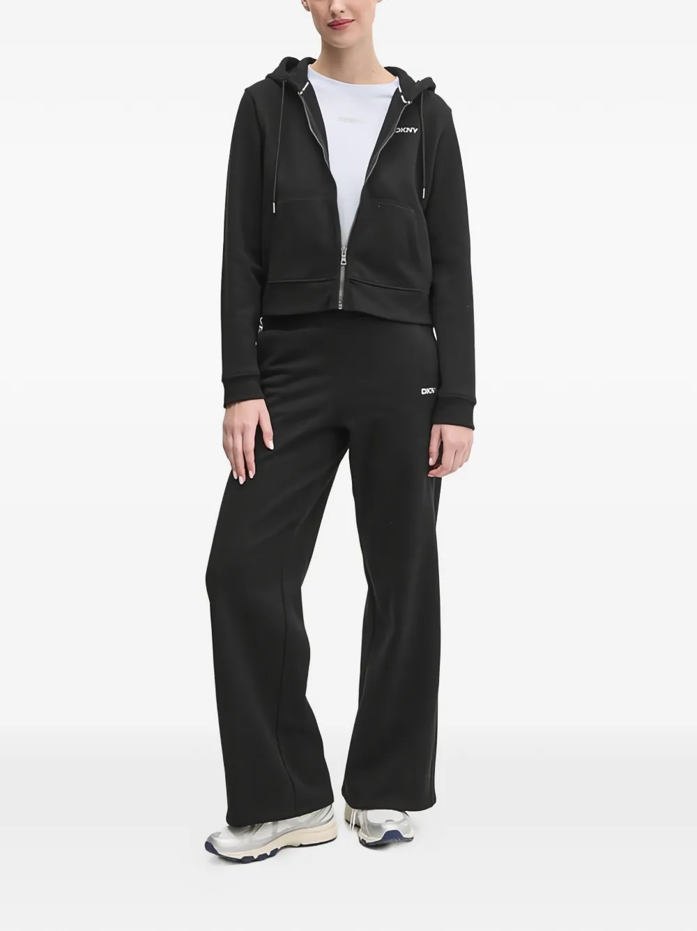  Dkny Pantalon De Jogging à Coupe Droite - Noir 