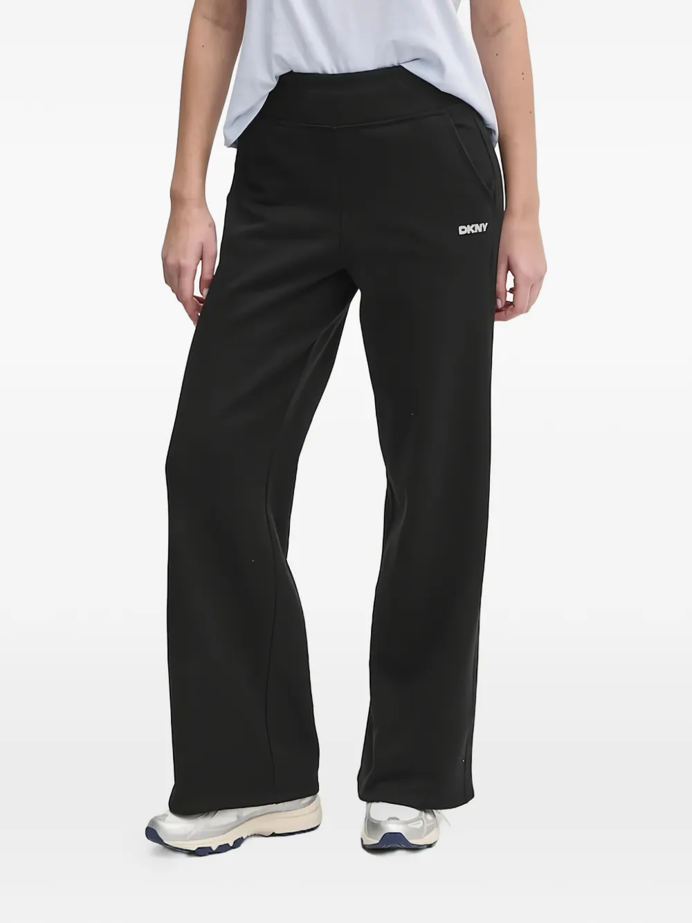 DKNY straight track pants - Nero