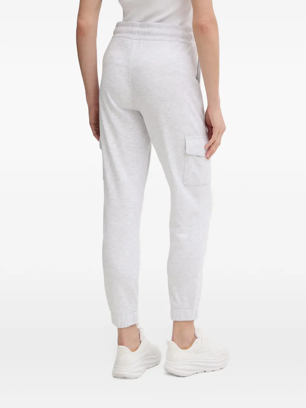 DKNY logo-plaque cargo pants Grijs